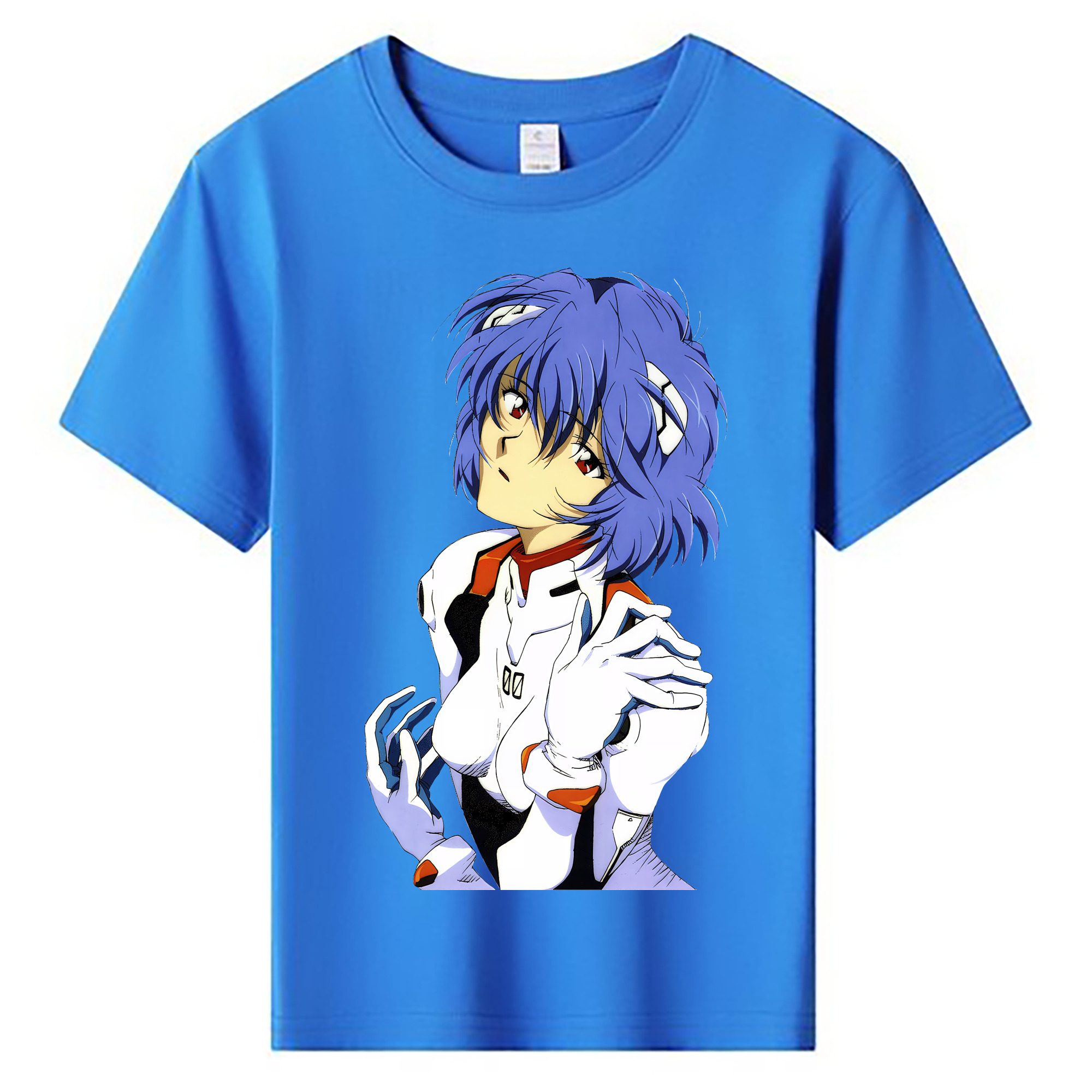 （画像用） EVA 新世紀エヴァンゲリオン 綿100％キッズTシャツ（フロントプリント）